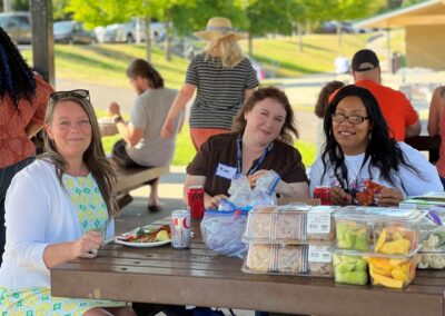 Union members enjoying treats during Union in the Park Tacoma